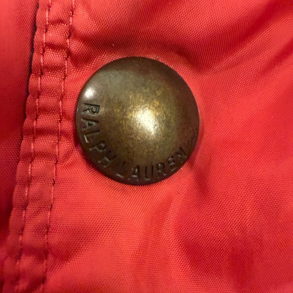 Polo Ralph Lauren down filled reversible black/red men’s medium preowned - Picture 3 of 11